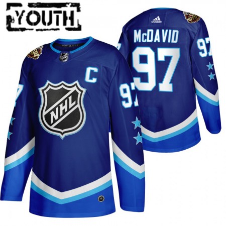 Edmonton Oilers Connor McDavid 97 2022 NHL All-Star Blauw Authentic Shirt - Kinderen